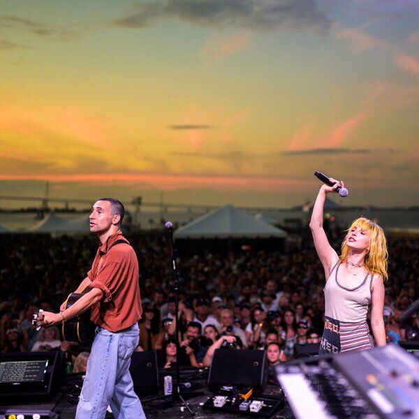 Bleachers Jam With Hayley Williams, Maren Morris At Newport Folk