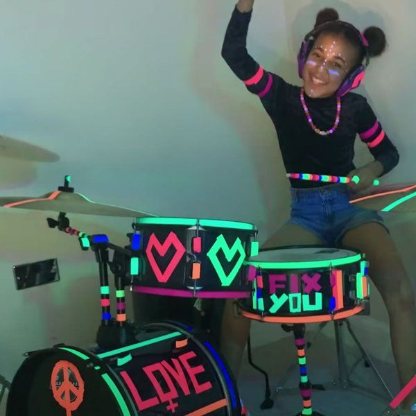 Coldplay hail drumming prodigy Nandi Bushell’s “brilliant” cover of ‘Fix You’