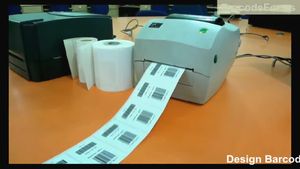 Design linear and 2D barcode labels