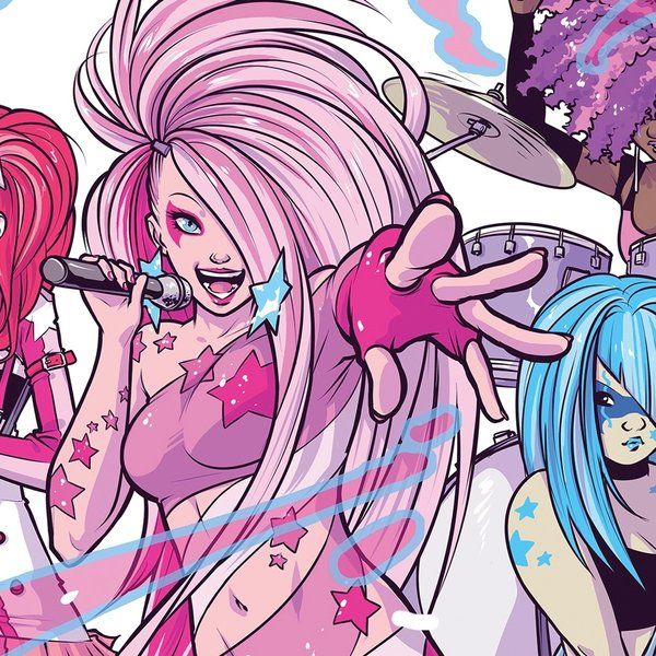 Ink Meets The Mat: The Women of WWE Transform into Jem and The Holograms 