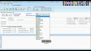Generate barcode labels for different industries