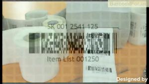 Design 2D barcode labels