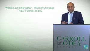 This Workers Compensation Law Employment  & Law presentation by Maithri Panagoda (Carroll & ODea L